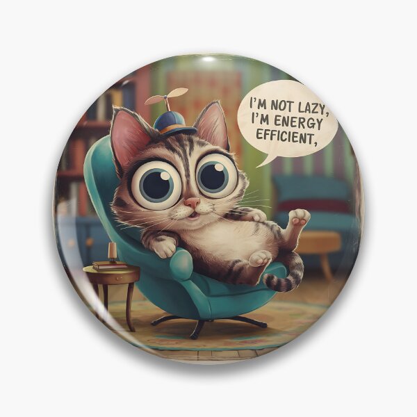 Artikelvorschau, Lounging Whisker Wisdom - Süßes Lazy Cat Cartoon T-Shirt Design, Cartoon Haustier entworfen und verkauft von TrendyGraphTees.