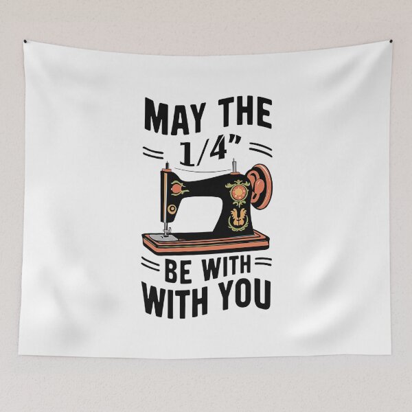 Item preview, Sewing may the 1/4" be with you designed and sold by smallcatvn.