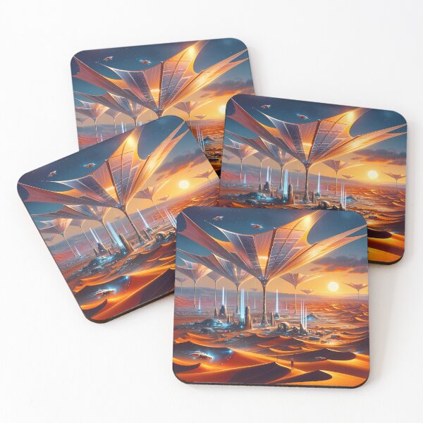 Item preview, Solar Sails of Solara Desert Planet designed and sold by LivingArtClips.