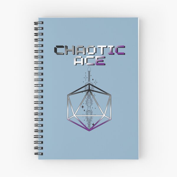 Item preview, Chaotic Ace Pride Flag Colors, Asexual D20, Ace D&D designed and sold by Travelslightly.