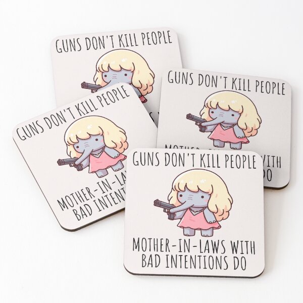 Item preview, Guns Dont Kill People Elephant designed and sold by LemuellTrends.