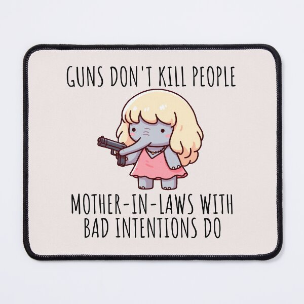 Item preview, Guns Dont Kill People Elephant designed and sold by LemuellTrends.