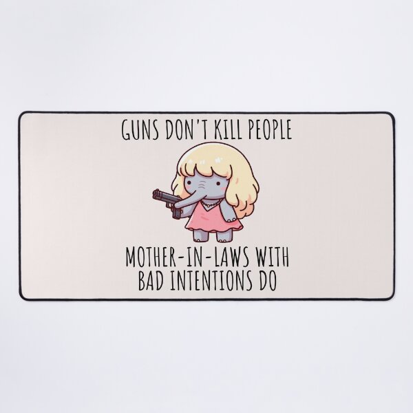 Item preview, Guns Dont Kill People Elephant designed and sold by LemuellTrends.