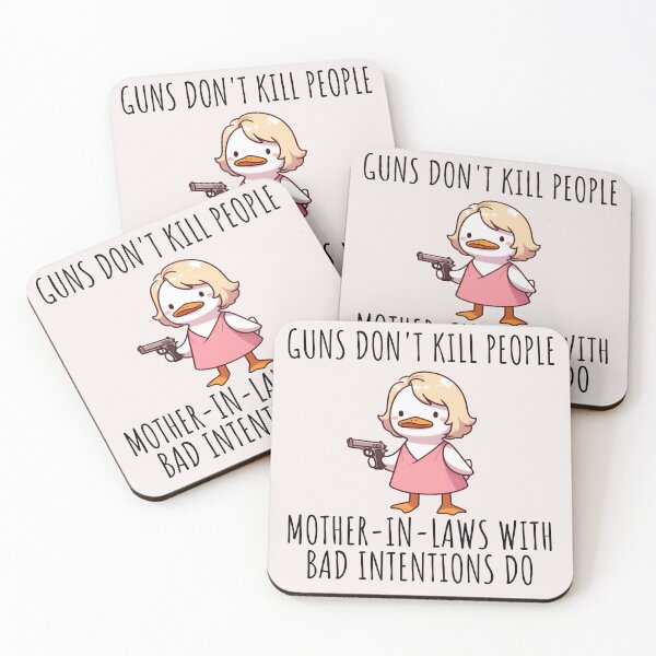 Item preview, Guns Dont Kill People Duck designed and sold by LemuellTrends.
