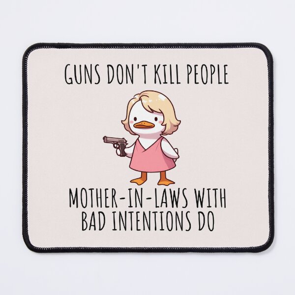 Item preview, Guns Dont Kill People Duck designed and sold by LemuellTrends.