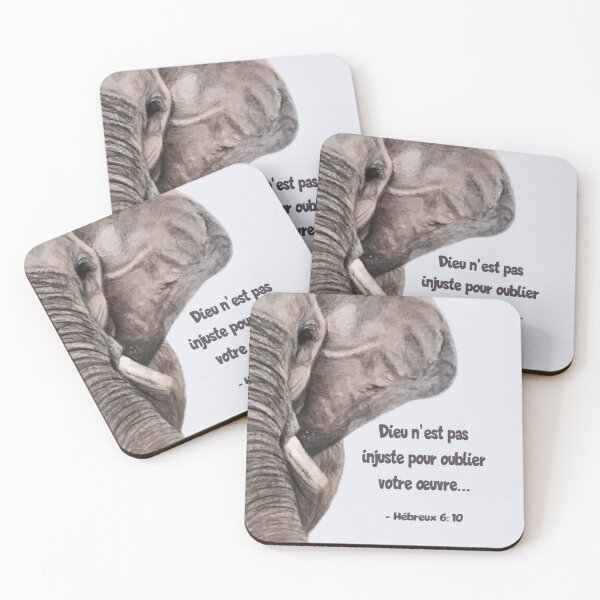Item preview, African Elephant | Bible Verse designed and sold by NathBros.