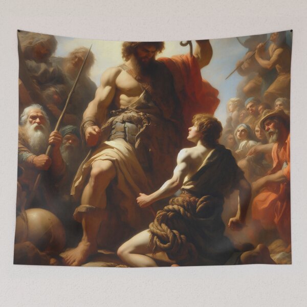 Item preview, David and Goliath designed and sold by Patriot Artyfact.