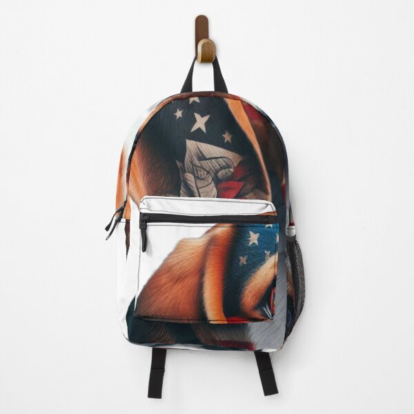Item preview, Patriotic Tatted Beagle with Heterochromia designed and sold by TattedWolf.