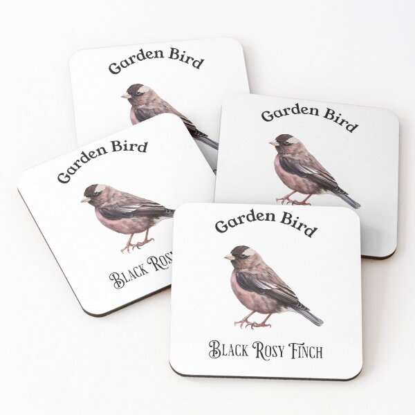 Item preview, Garden Bird Black Rosy Finch  designed and sold by DavidBriot.