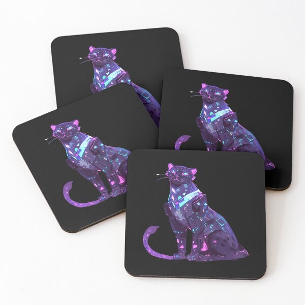 Item preview, Cyber Black Panther // Black Panther // Cool Animal // Cyber Animal // Future Animal Art // Animal Warrior // Animal Cute Art // Gaming Aesthetic stickers designed and sold by SMARTKIT  DESIGNAGENCY.