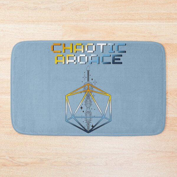 Item preview, Chaotic AroAce Pride Flag Colors, AroAce D20, AroAce D&D designed and sold by Travelslightly.