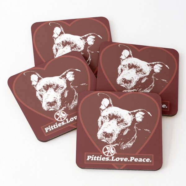 Item preview, Pitties Love Peace designed and sold by 123ks.
