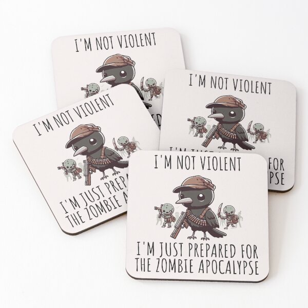 Item preview, Zombie Apocalypse Crow designed and sold by LemuellTrends.