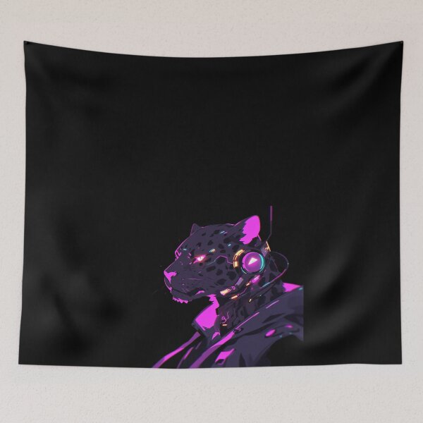 Item preview, Cyber Black Panther // Black Panther // Cool Animal // Cyber Animal // Future Animal Art // Animal Warrior // Animal Cute Art // Gaming Aesthetic stickers designed and sold by SMARTKIT  DESIGNAGENCY.