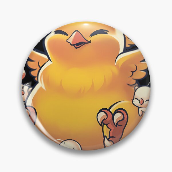 Artikelvorschau, Chocobo Kweh Fat Chocobo Final Fantasy Kreatur Monster Beschwörung entworfen und verkauft von ChristiCarn.