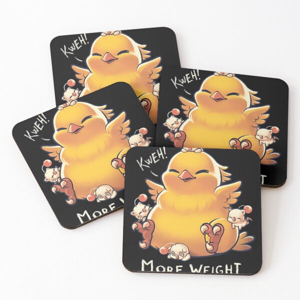Item preview,  Chocobo Kweh Fat Chocobo Final Fantasy Creature Monster Summon designed and sold by ChristiCarn.