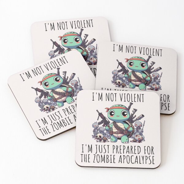 Item preview, Zombie Apocalypse Turtle designed and sold by LemuellTrends.