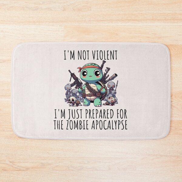 Item preview, Zombie Apocalypse Turtle designed and sold by LemuellTrends.