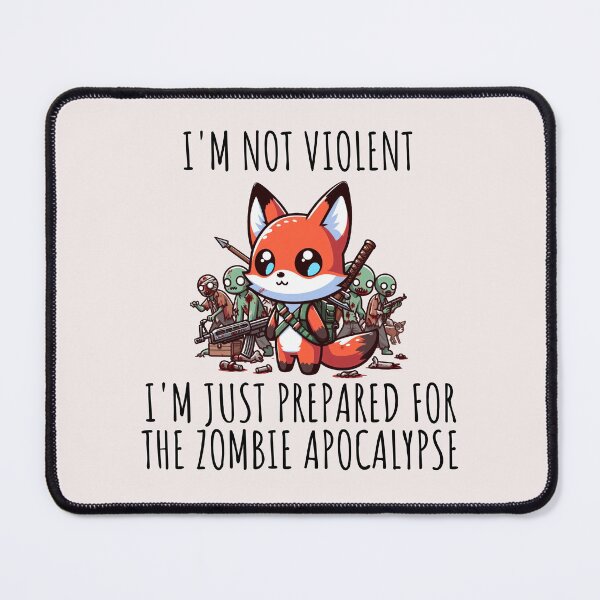 Item preview, Zombie Apocalypse Fox designed and sold by LemuellTrends.