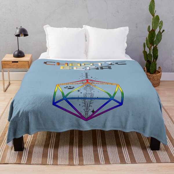 Item preview, Chaotic Bear Pride Flag Colors, Bear D20, Bear D&D designed and sold by Travelslightly.