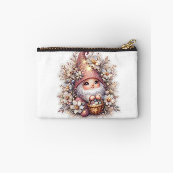 Item preview, gnome with flowers Easter cute sticker designed and sold by Expressions-Sel.