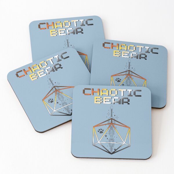 Item preview, Chaotic Bear Pride Flag Colors, Bear D20, Bear D&D Design 2 designed and sold by Travelslightly.