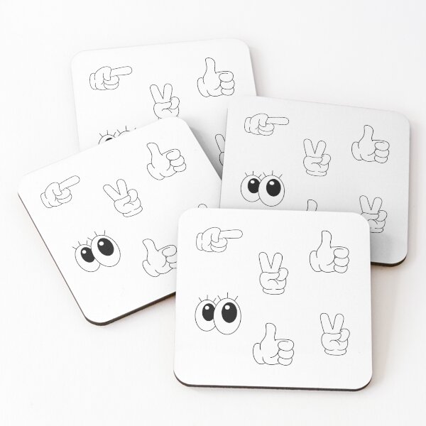 Item preview, Drawing hands in old cartoon style designed and sold by huape.
