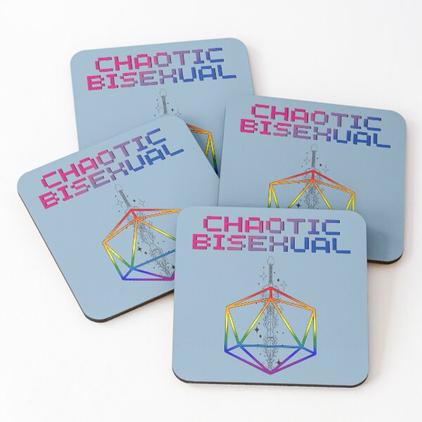 Item preview, Chaotic Bi Pride Flag Colors, Bisexual D20, Bi D&D Design 2 designed and sold by Travelslightly.