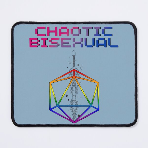 Item preview, Chaotic Bi Pride Flag Colors, Bisexual D20, Bi D&D Design 2 designed and sold by Travelslightly.