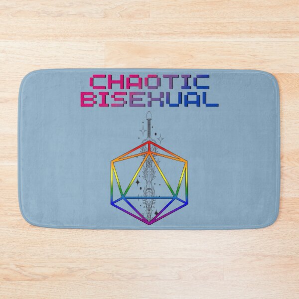 Item preview, Chaotic Bi Pride Flag Colors, Bisexual D20, Bi D&D Design 2 designed and sold by Travelslightly.