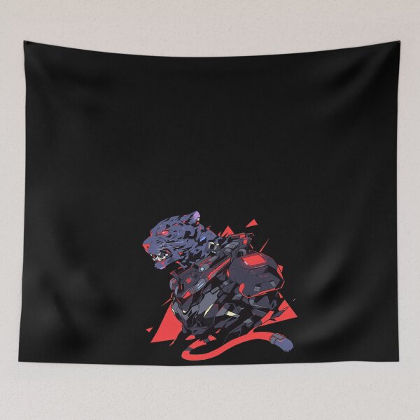 Item preview, Cyber Black Panther // Black Panther // Cool Animal // Cyber Animal // Future Animal Art // Animal Warrior // Animal Cute Art // Gaming Aesthetic stickers designed and sold by SMARTKIT  DESIGNAGENCY.