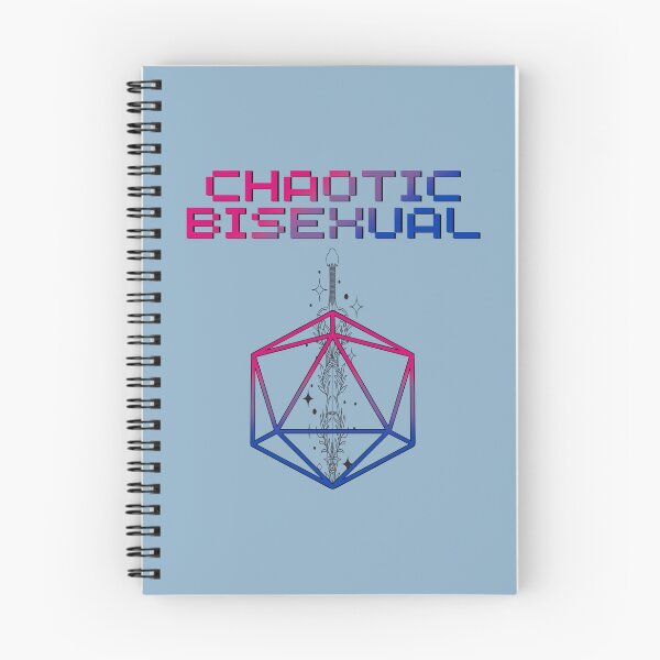 Item preview, Chaotic Bi Pride Flag Colors, Bisexual D20, Bi D&D  designed and sold by Travelslightly.