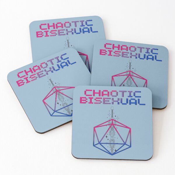 Item preview, Chaotic Bi Pride Flag Colors, Bisexual D20, Bi D&D  designed and sold by Travelslightly.