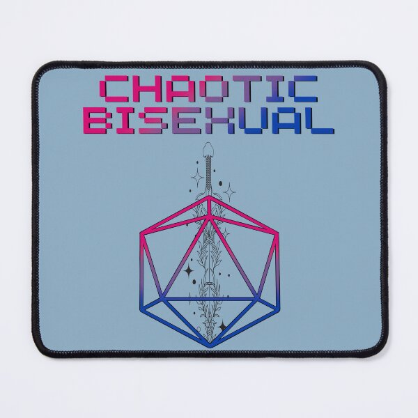 Item preview, Chaotic Bi Pride Flag Colors, Bisexual D20, Bi D&D  designed and sold by Travelslightly.