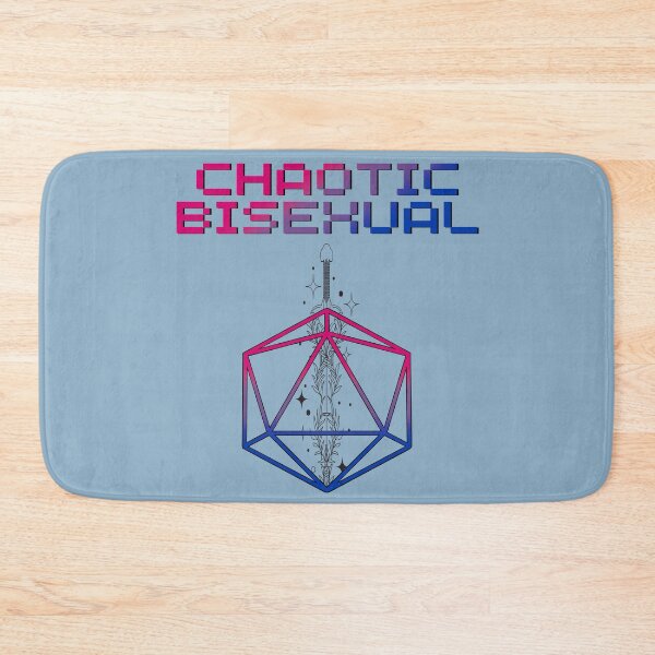 Item preview, Chaotic Bi Pride Flag Colors, Bisexual D20, Bi D&D  designed and sold by Travelslightly.
