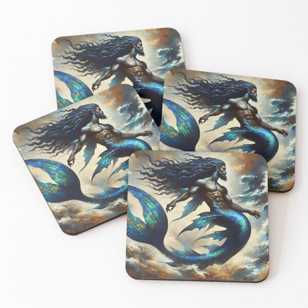 Item preview, Merman of the African Coast - 2  designed and sold by nyathiwa.