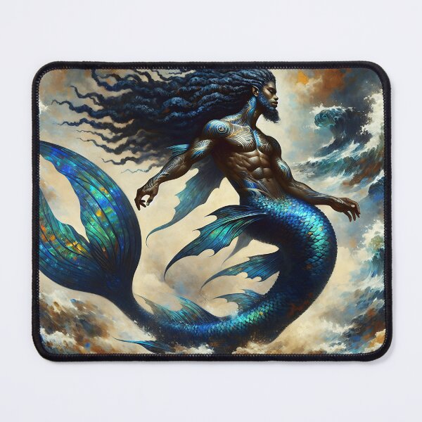 Item preview, Merman of the African Coast - 2 designed and sold by nyathiwa.