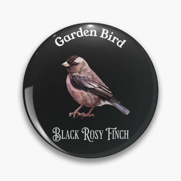 Item preview, Garden Bird Black Rosy Finch designed and sold by DavidBriot.