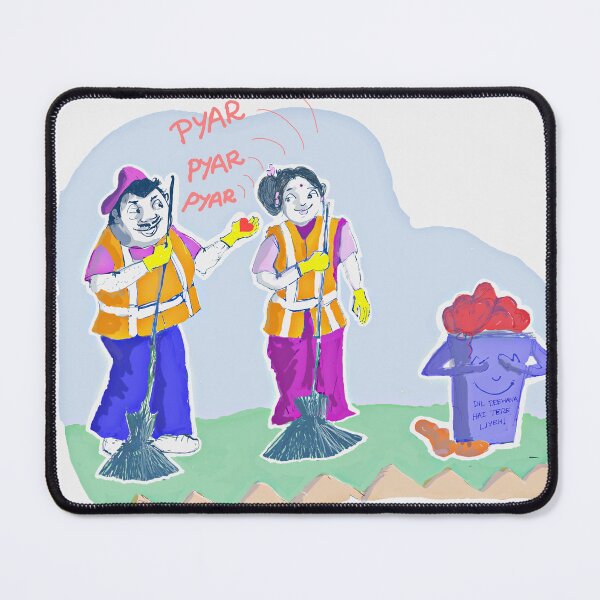 Item preview, Cute Love Story II Pyar Pyar Pyar II Silly Sweet Crush II Funny and Sweet Love Moments designed and sold by MasalaStrokes.