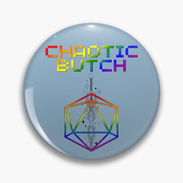 Item preview, Chaotic Butch Pride Flag Colors, Butch D20, Butch D&D  designed and sold by Travelslightly.