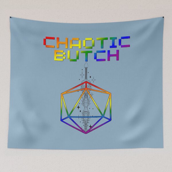 Item preview, Chaotic Butch Pride Flag Colors, Butch D20, Butch D&D  designed and sold by Travelslightly.