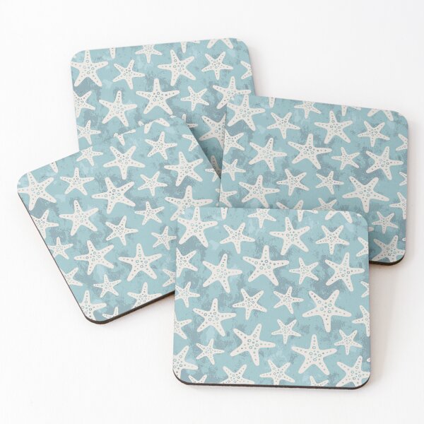 Item preview, Summer Starfish Pattern Blue designed and sold by tonymagnerart.
