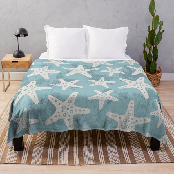 Vista previa del artículo con la obra «Patrón De Estrella De Mar De Verano Azul», diseñado y vendido por tonymagnerart.