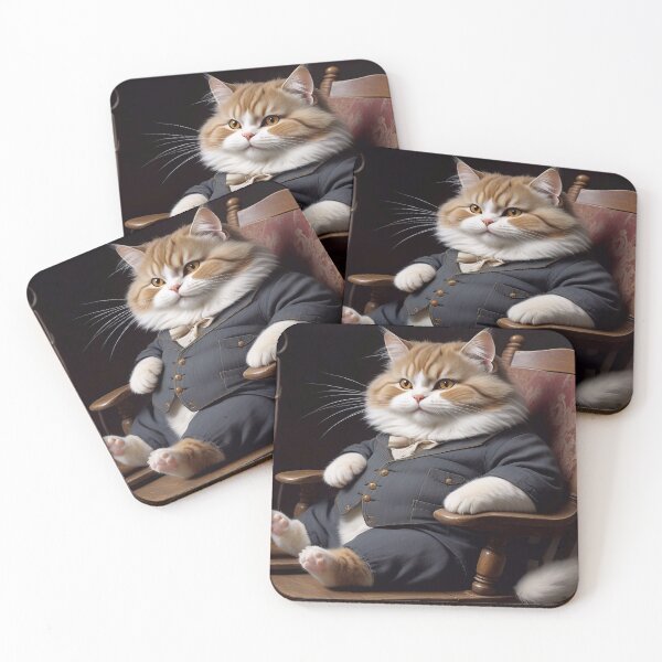 Item preview, Cat in a suit designed and sold by M-Y-A-R-T-.