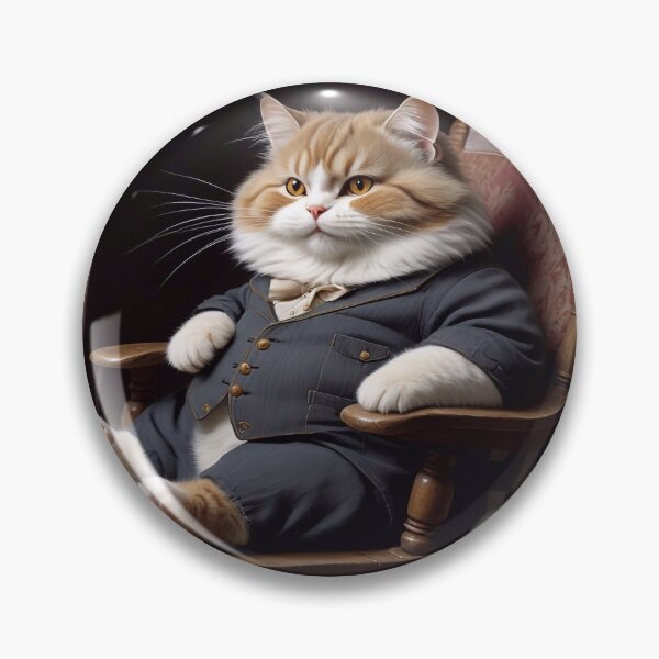 Item preview, Cat in a suit designed and sold by M-Y-A-R-T-.