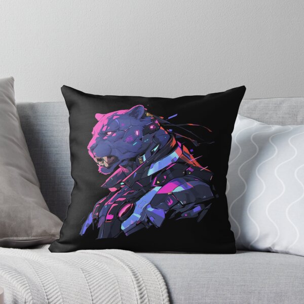 Item preview, Cyber Black Panther // Black Panther // Cool Animal // Cyber Animal // Future Animal Art // Animal Warrior // Animal Cute Art // Gaming Aesthetic stickers designed and sold by SMARTKIT  DESIGNAGENCY.