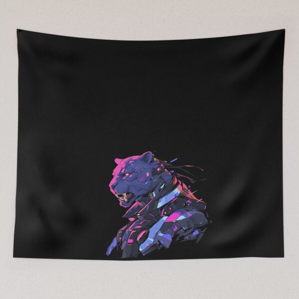 Item preview, Cyber Black Panther // Black Panther // Cool Animal // Cyber Animal // Future Animal Art // Animal Warrior // Animal Cute Art // Gaming Aesthetic stickers designed and sold by SMARTKIT  DESIGNAGENCY.