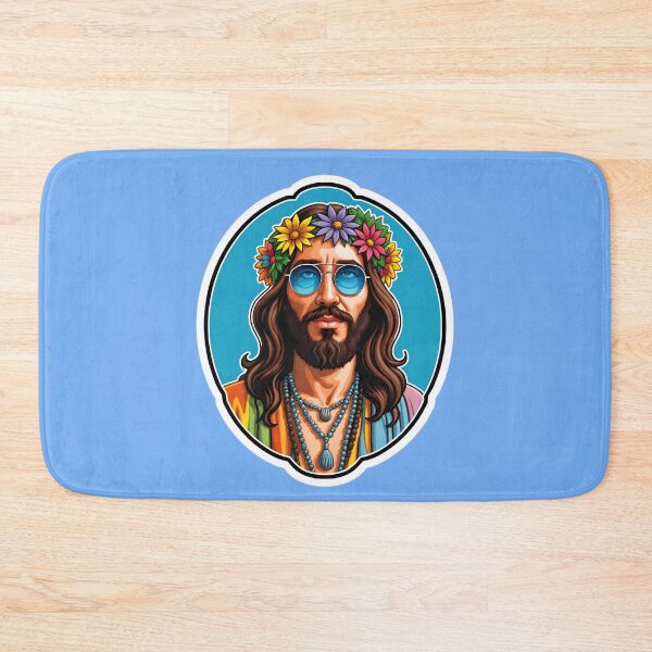 Artikelvorschau, Funny Jesus Hippie Christ entworfen und verkauft von TheArtOfPat.
