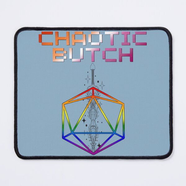 Item preview, Chaotic Butch Pride Flag Colors, Butch D20, Butch D&D Design 3 designed and sold by Travelslightly.