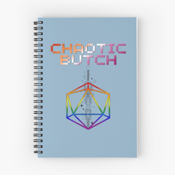 Item preview, Chaotic Butch Pride Flag Colors, Butch D20, Butch D&D Design 3 designed and sold by Travelslightly.